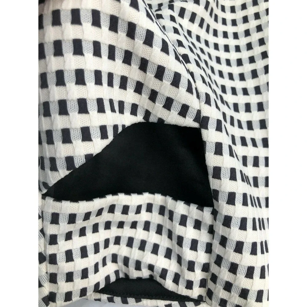 NWT Mustard Seed Crop Top Cut Out Black/White Sz S - Picture 4 of 5